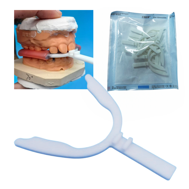 10Pcs/Bag Dental Bite Fork Ort - 3D Printing Orthodontics avaliação e preço