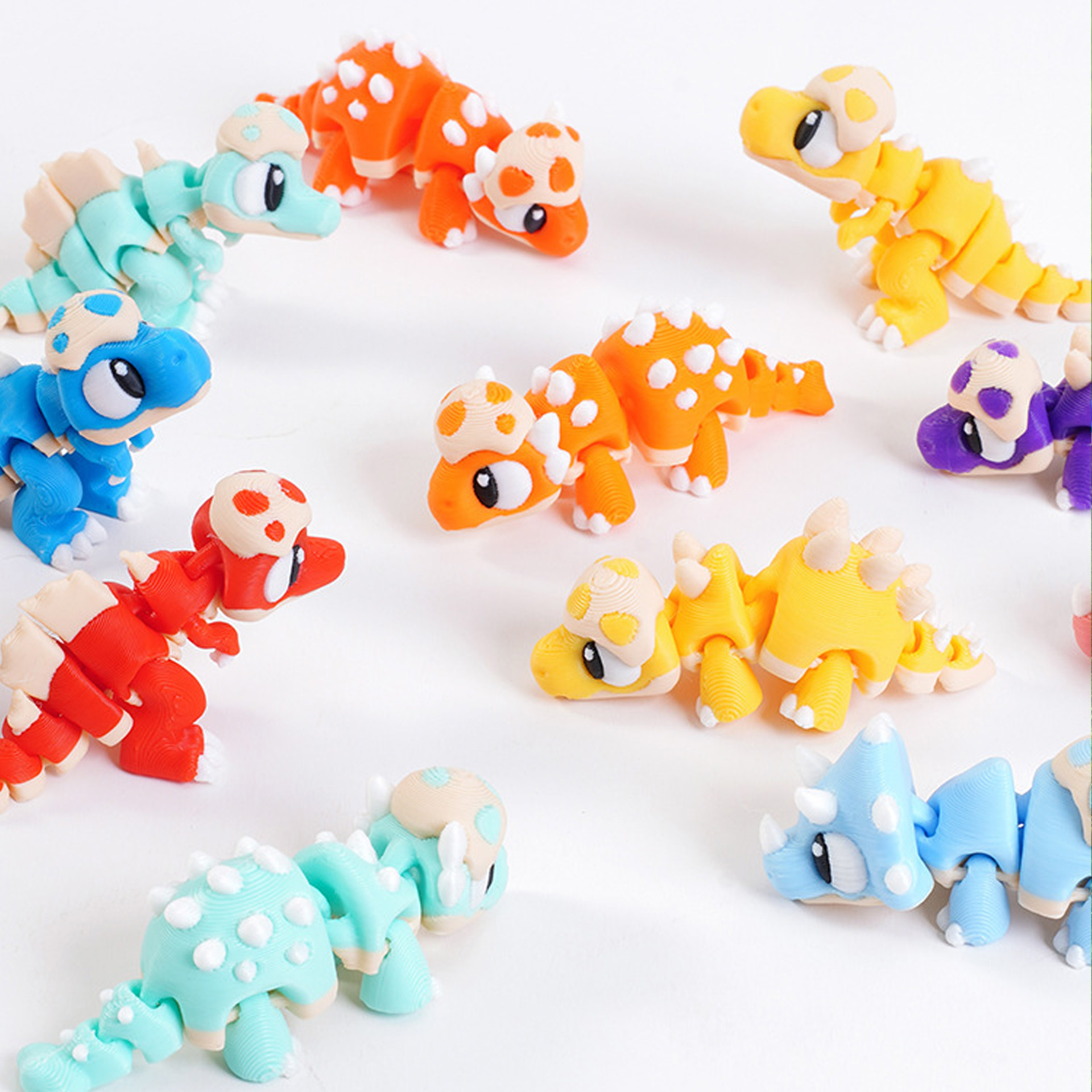 Set 3D Printed Mini Dinosaur T - 3D Printing Egg avaliação e preço