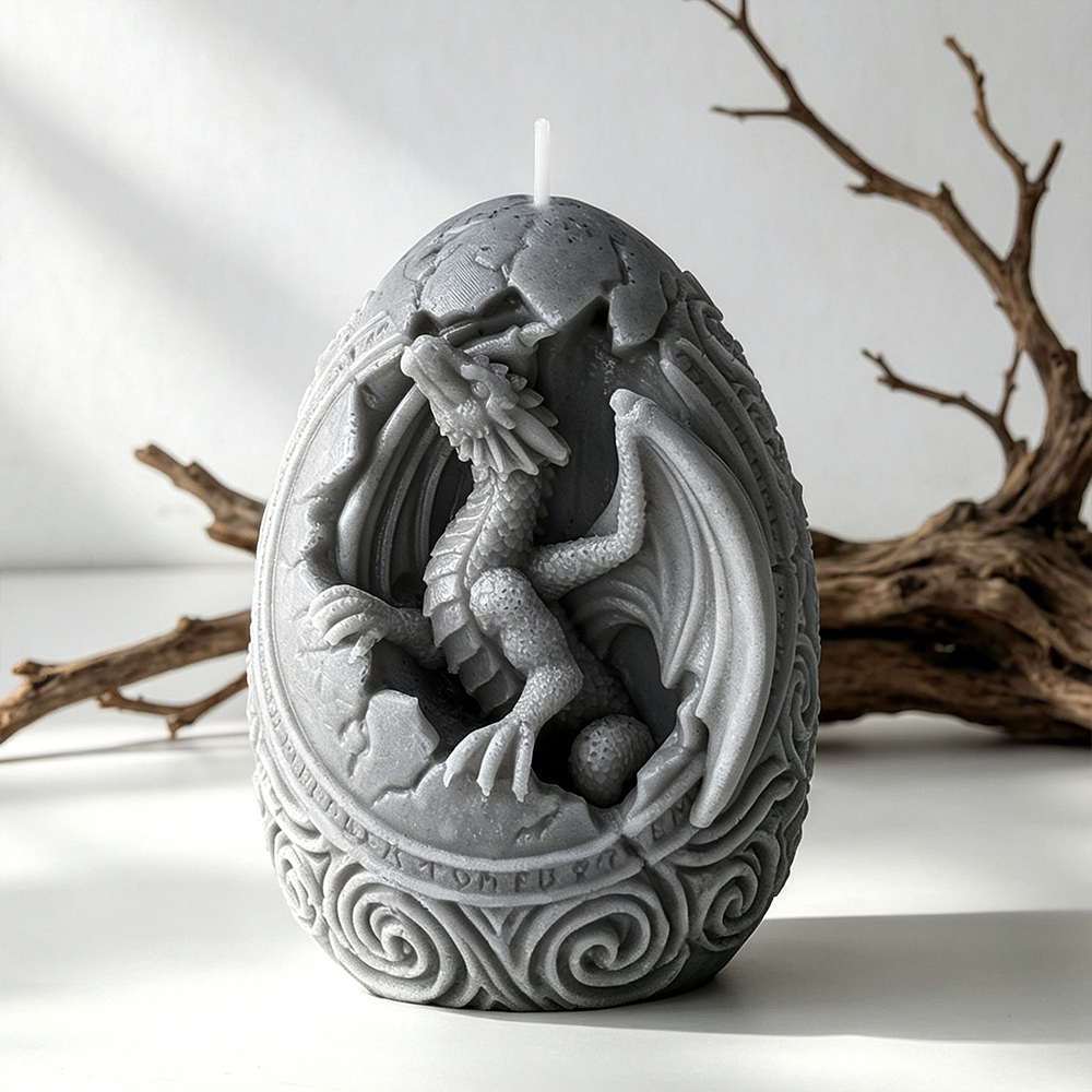3D DIY Dinosaur Egg Candle Mol - 3D Printing Egg avaliação e preço