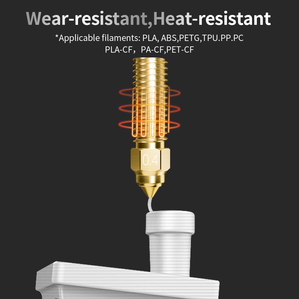 Creality Official K1/K1 Max No - 3D Printer Nozzle Brass avaliação e preço