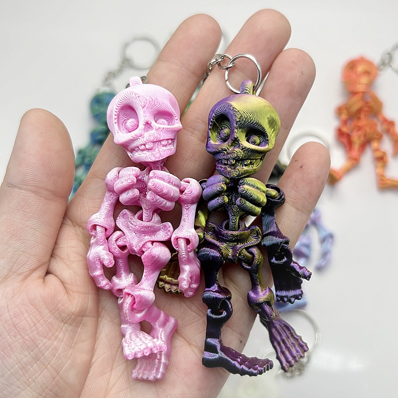 Toys Skeleton Keychain Safe Pl - 3D Printing Apps avaliação e preço
