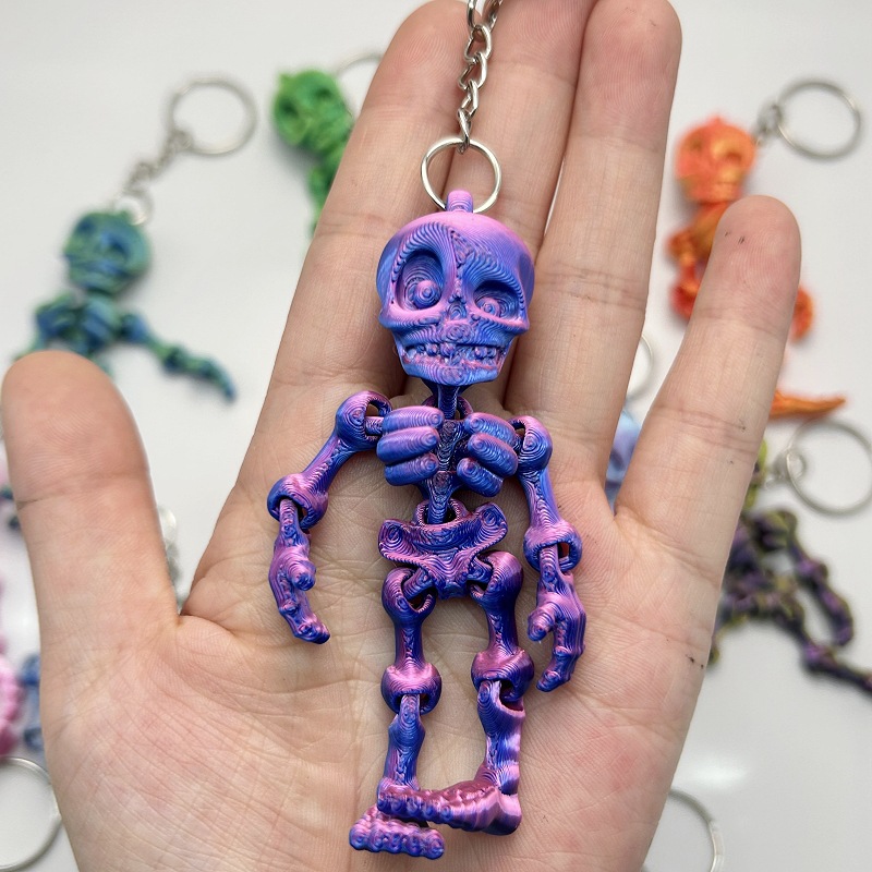 Toys Skeleton Keychain Safe Pl - 3D Printing Apps avaliação e preço