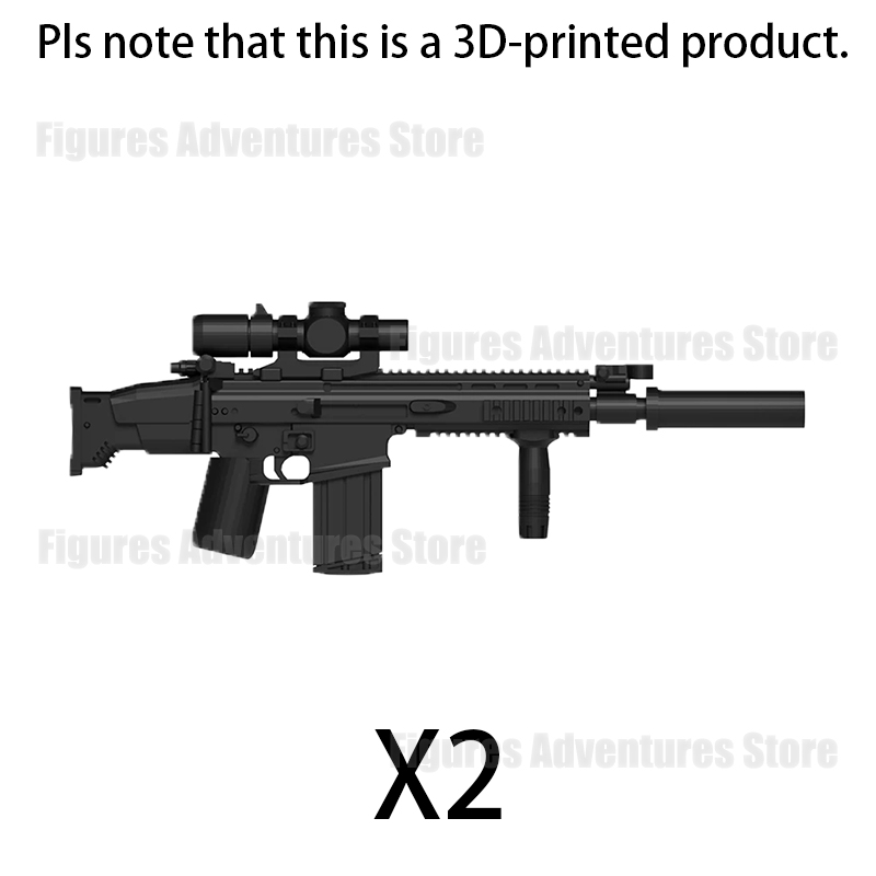 Military Figure Equipment Buil - 3D Printing Lego Bricks avaliação e preço