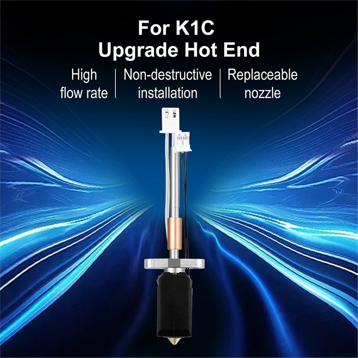 Upgrade Hotend Kit for K1C Hot - 3D Printer Nozzle Brass avaliação e preço
