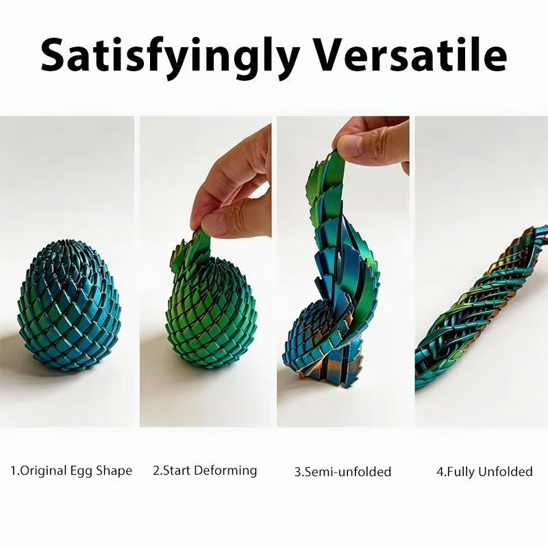 3D Printed Twisted Dragon Egg  - 3D Printing Egg avaliação e preço