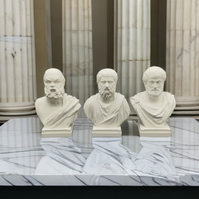 10/15/25cm Socrates Plato Aris - 3D Printing Apps avaliação e preço