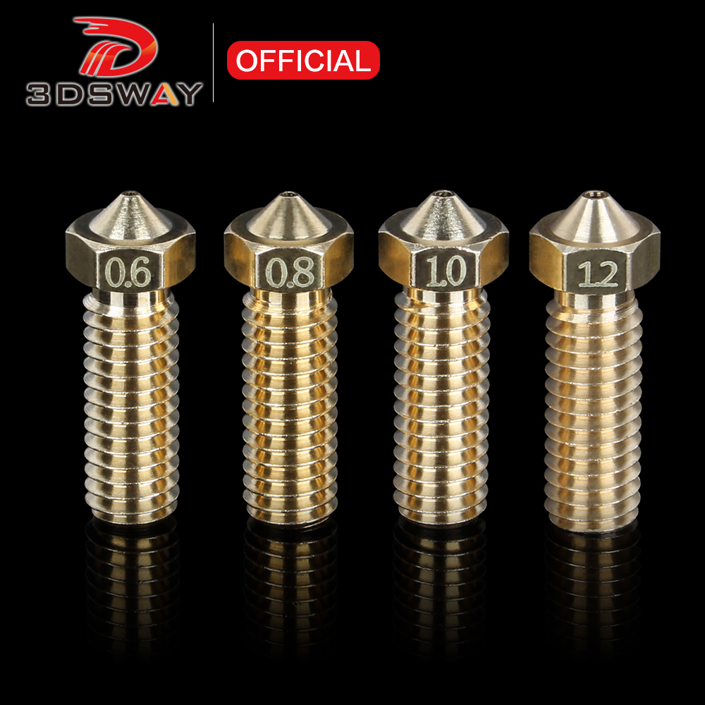 3DSWAY 3D Printer Parts V6 Vol - 3D Printer Nozzle Brass avaliação e preço
