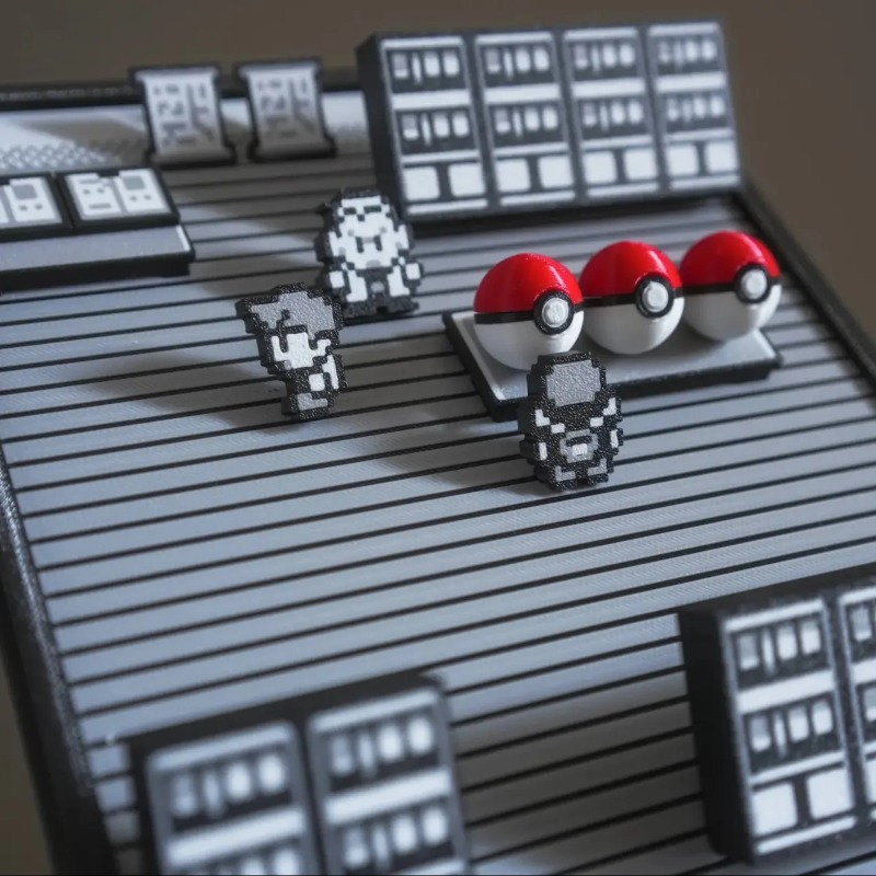 Pokemon Gold Silver Scene Figu - 3D Printing Apps avaliação e preço