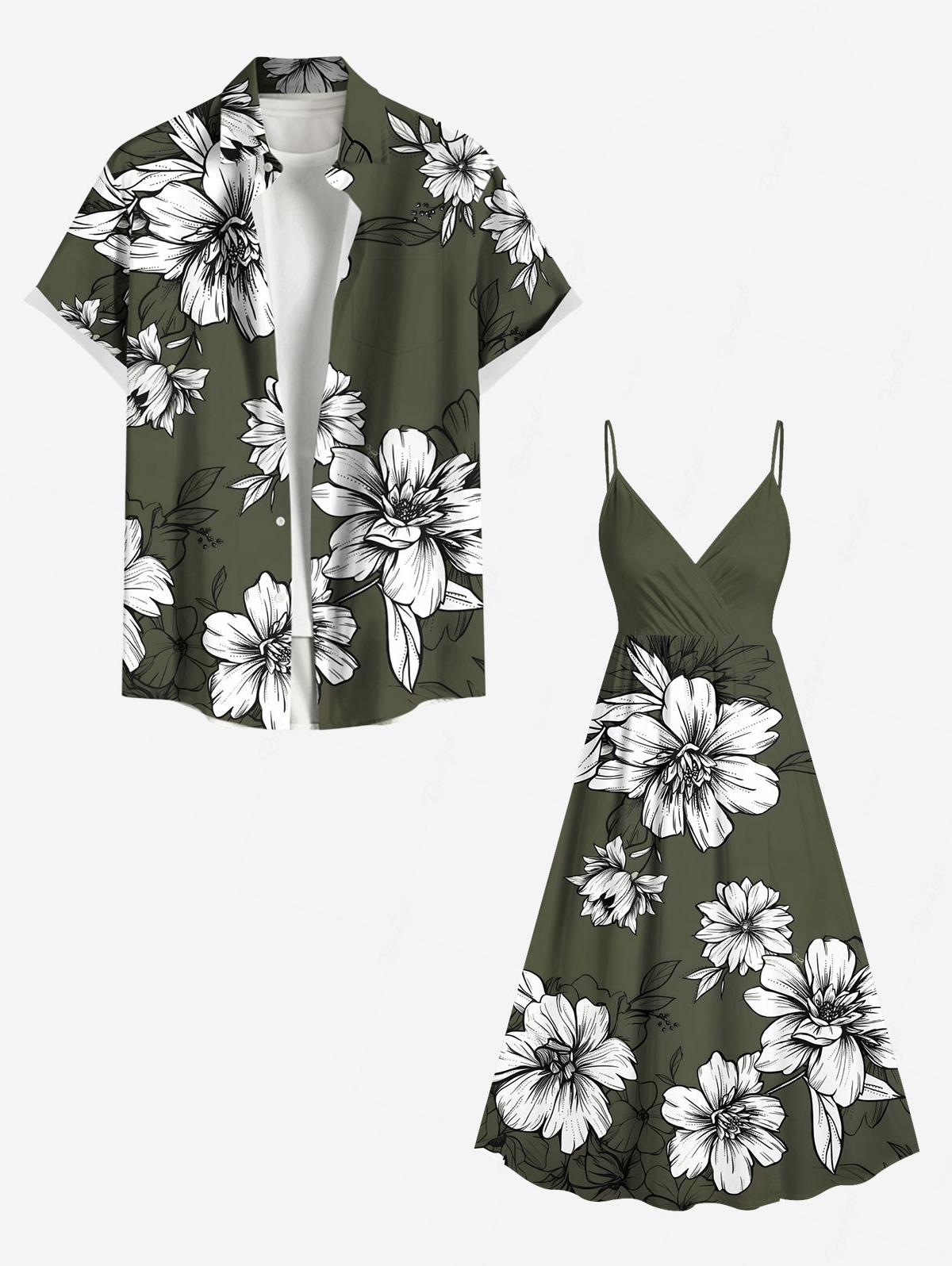 Flowers Leaf Printed Plus Size - 3D Printing Service avaliação e preço