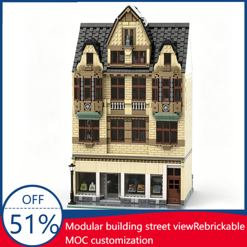 4418 Pcs Modular Town House Pr - 3D Printing House avaliação e preço