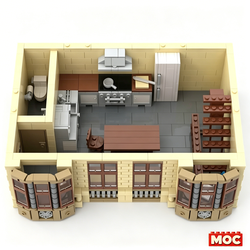 4418 Pcs Modular Town House Pr - 3D Printing House avaliação e preço