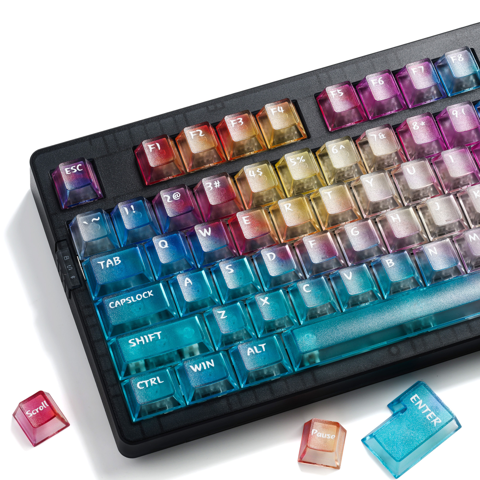 Colorful Gradient Keycaps Afte - 3D Printing Keyboard Keys avaliação e preço