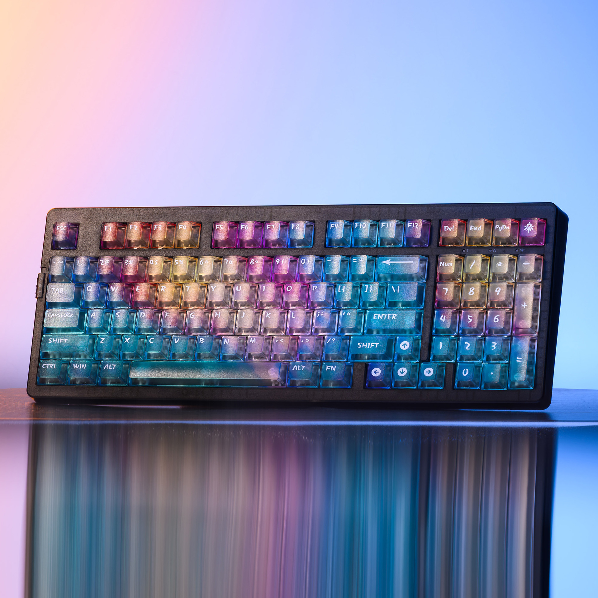 Colorful Gradient Keycaps Afte - 3D Printing Keyboard Keys avaliação e preço