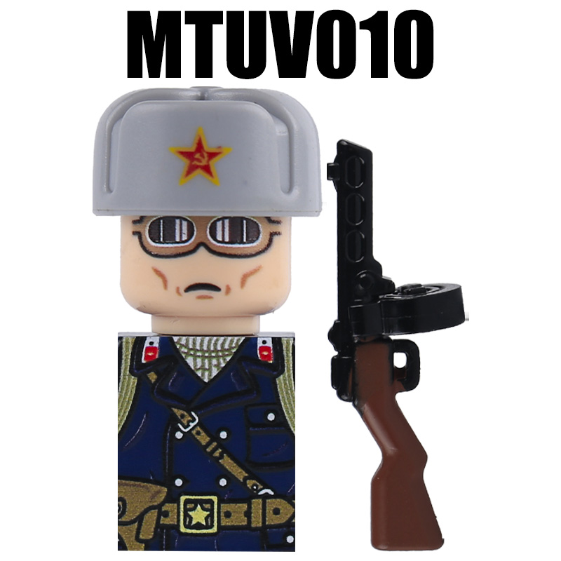 WW2 Soviet Camouflage Soldier  - 3D Printing Lego Bricks avaliação e preço
