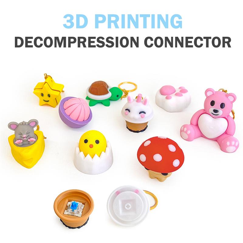 »Mushroom Turtle Keycap Press  - 3D Printing Keyboard Keys avaliação e preço