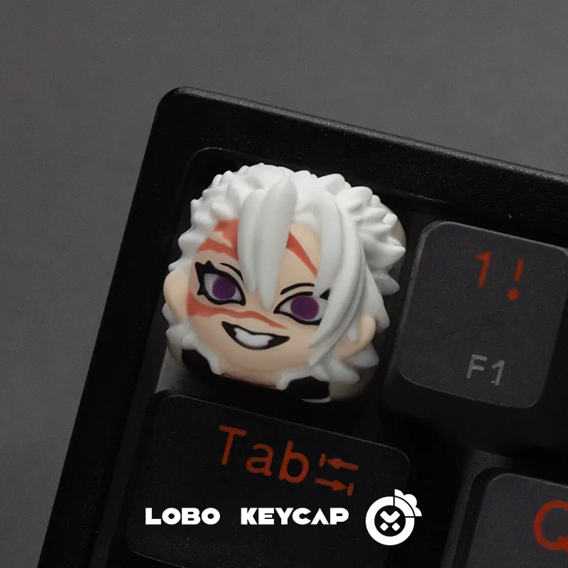 Demon Slayer 3d Resin Anime Ke - 3D Printing Keyboard Keys avaliação e preço