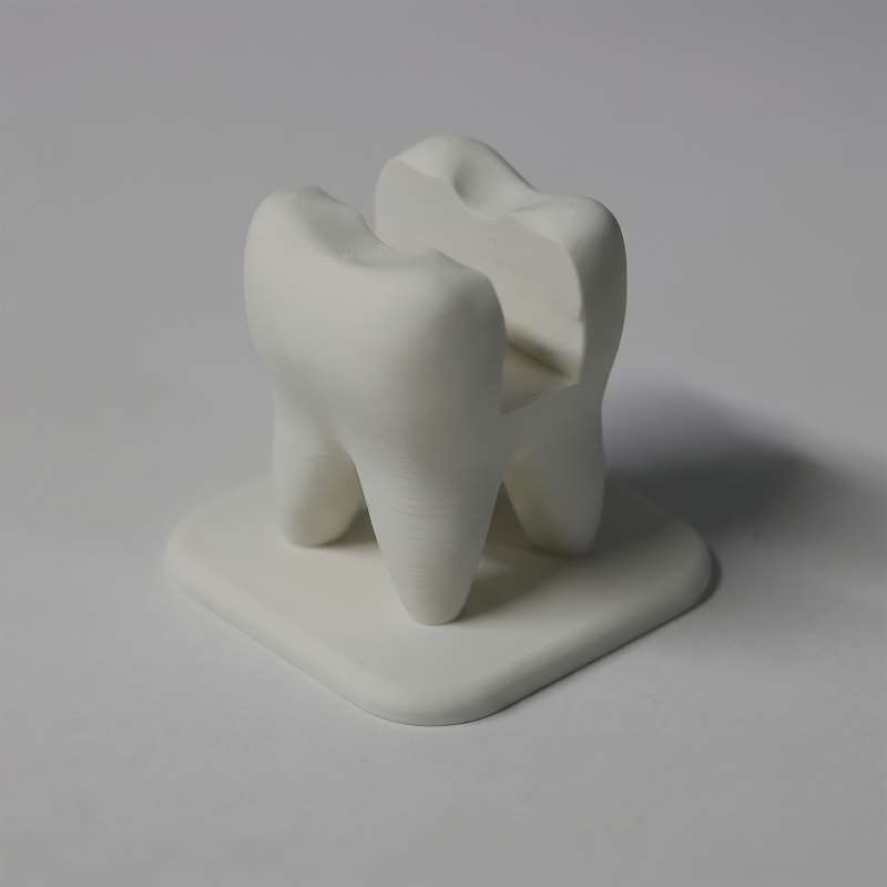 3D Printed Tooth Shaped Busine - 3D Printing Desk avaliação e preço