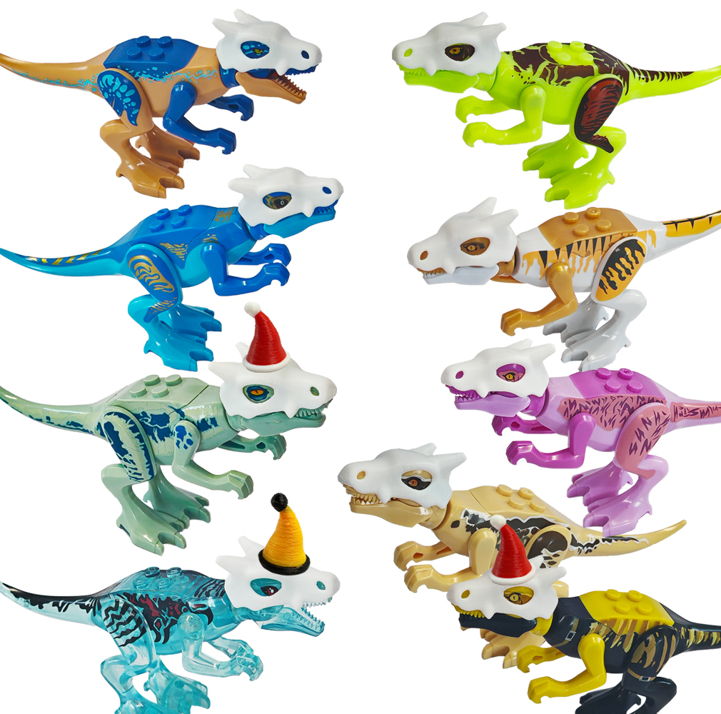 Jurassic Dinosaurs Skull Mask  - 3D Printing Lego Bricks avaliação e preço