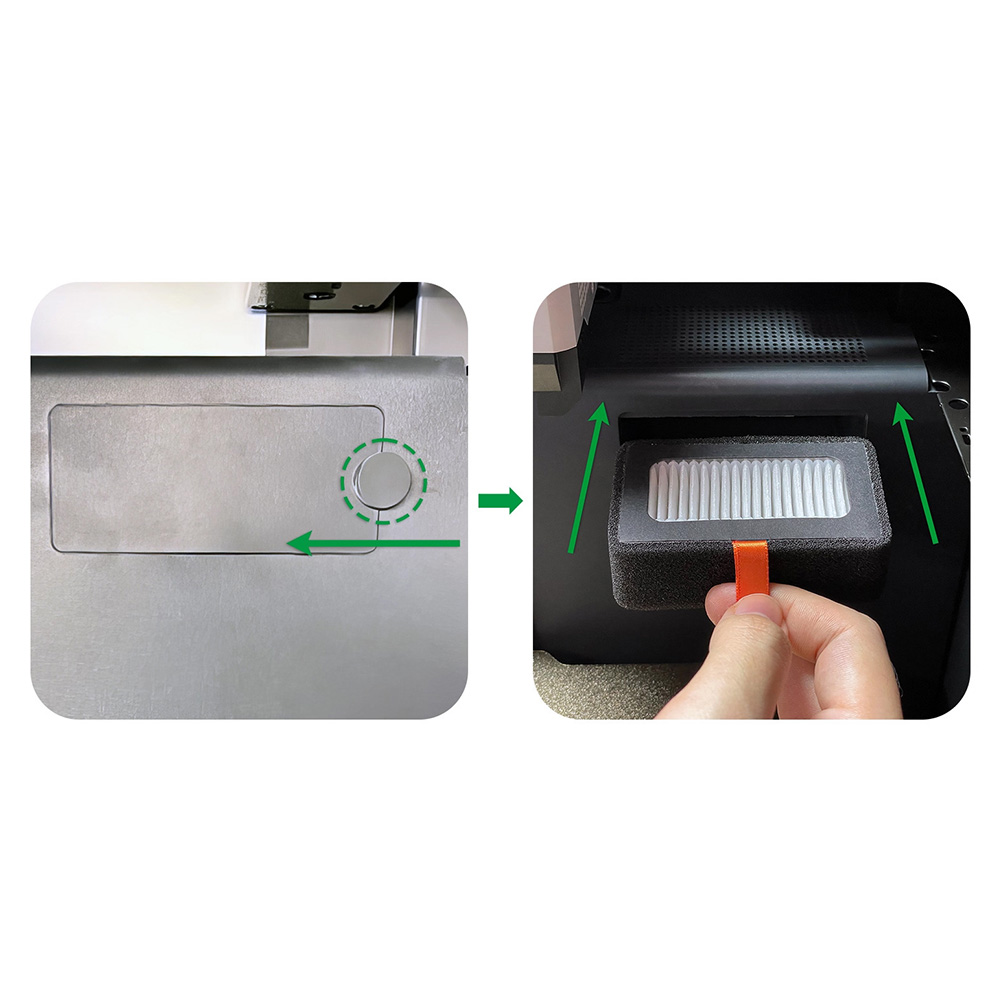 2PCS Dual Stage Carbon Air Fil - 3D Printing X1 Carbon avaliação e preço