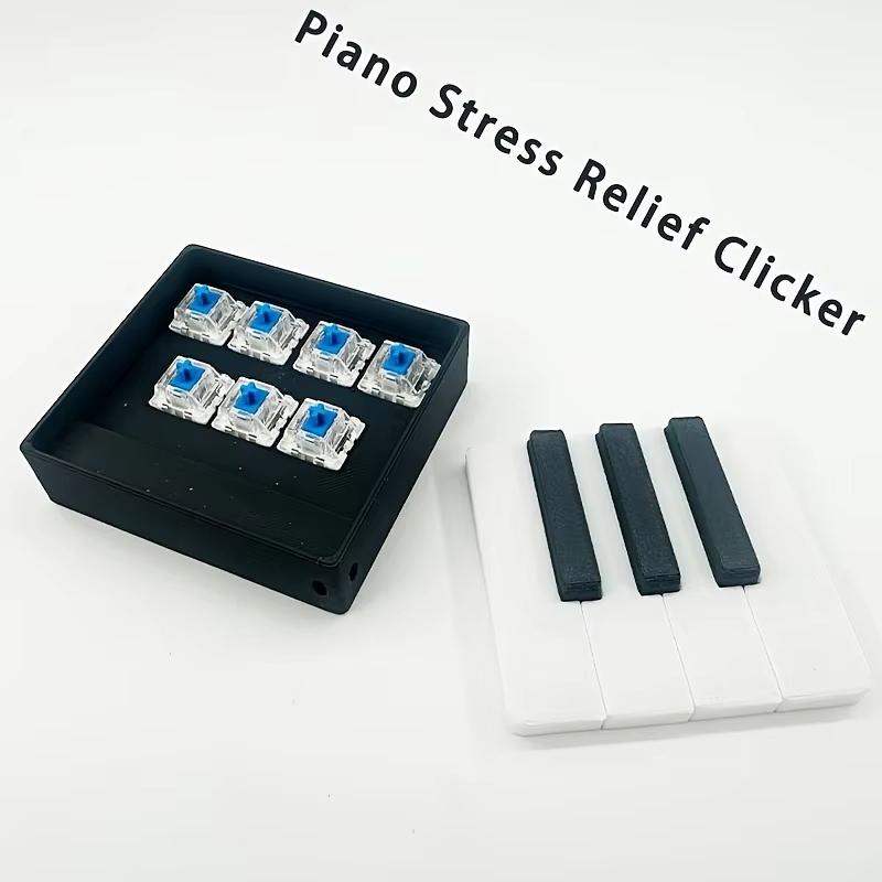 *3D Printed Piano Keyboard Cli - 3D Printing Keyboard Keys avaliação e preço