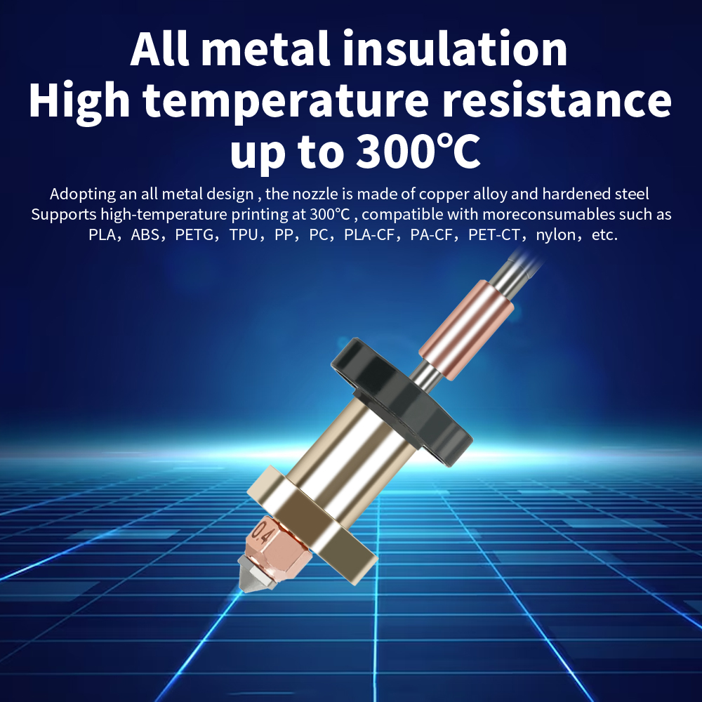 Upgrade Hotend For Creality K1 - 3D Printer Nozzle Brass avaliação e preço