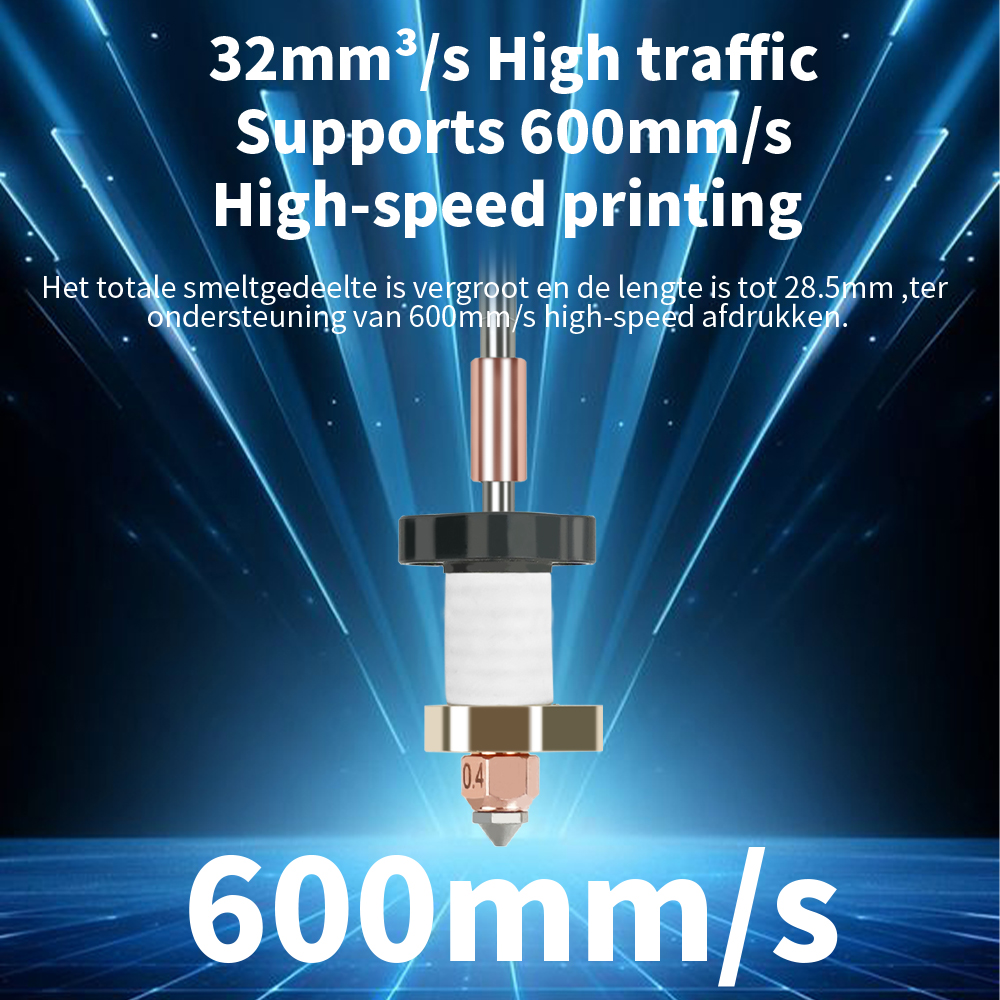 Upgrade Hotend For Creality K1 - 3D Printer Nozzle Brass avaliação e preço