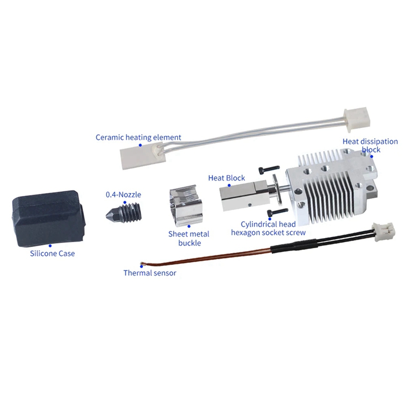 Upgraded Hotend High Temperatu - Nozzle 0.4Mm Hardened avaliação e preço
