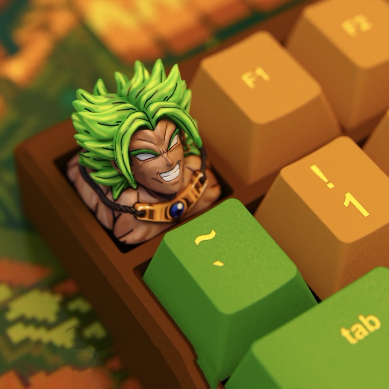 Anime Keycaps Broly Themed Mec - 3D Printing Keyboard Keys avaliação e preço
