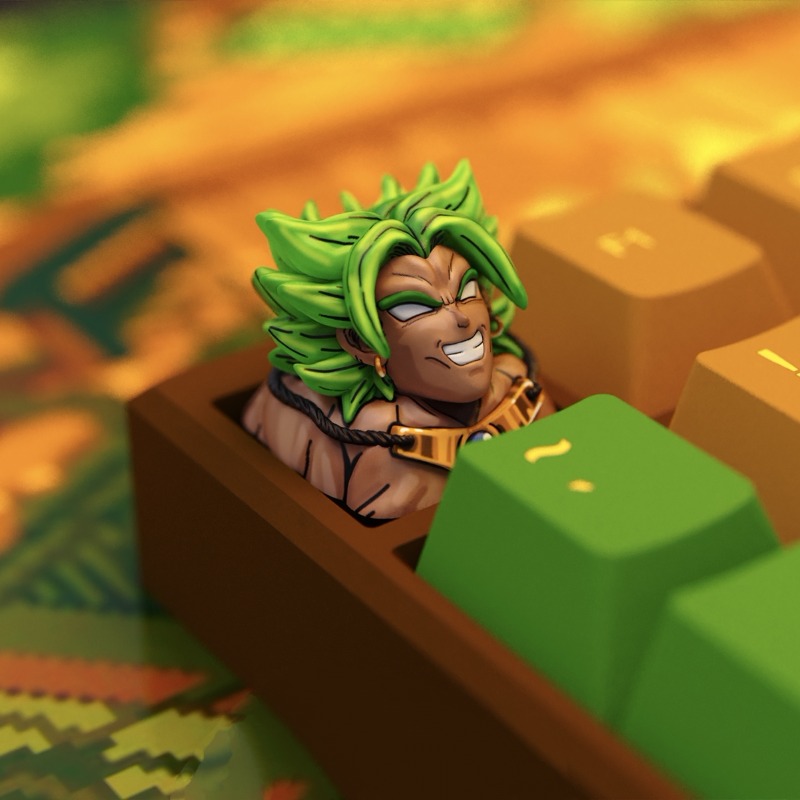 Anime Keycaps Broly Themed Mec - 3D Printing Keyboard Keys avaliação e preço