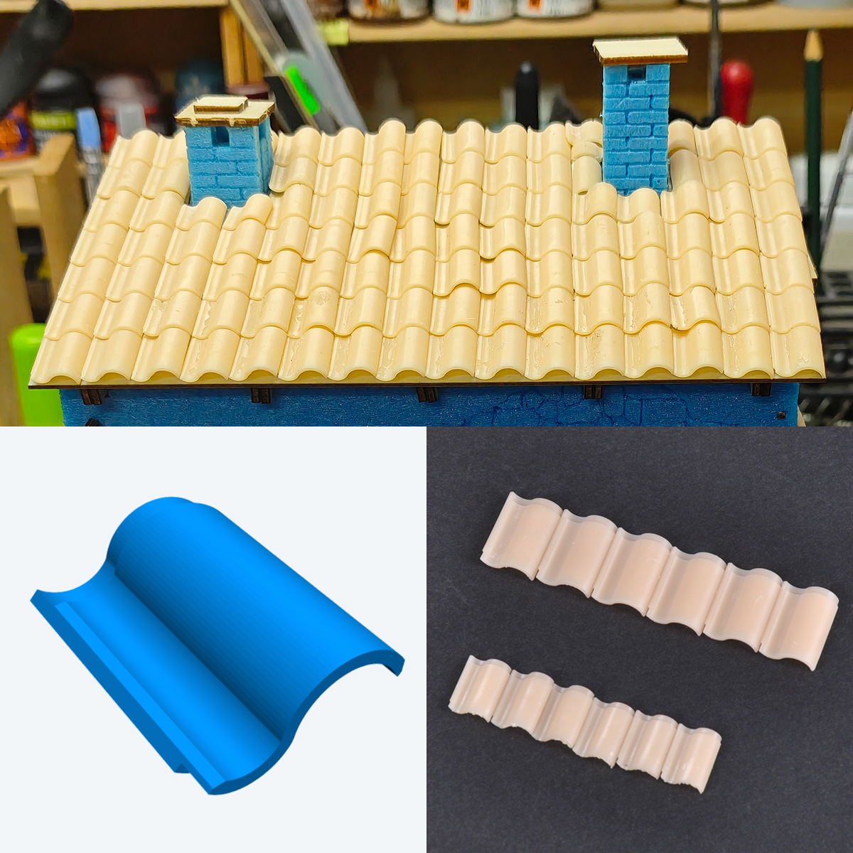 3D Resin Assembly House Tile R - 3D Printing House avaliação e preço