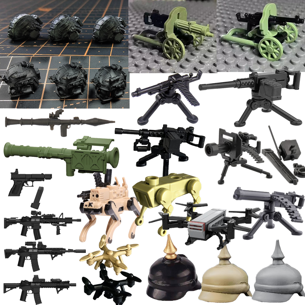 Military 3D Printed Gun Weapon - 3D Printing Lego Bricks avaliação e preço