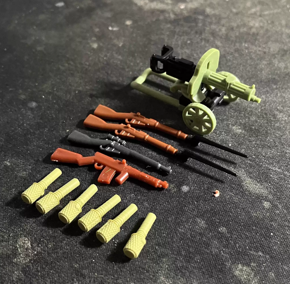 Military 3D Printed Gun Weapon - 3D Printing Lego Bricks avaliação e preço