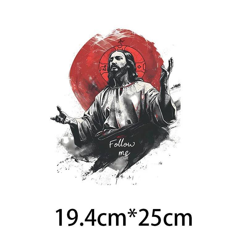 25cm Jesus Prayer Love Heat Tr - 3D Printing On Fabric avaliação e preço