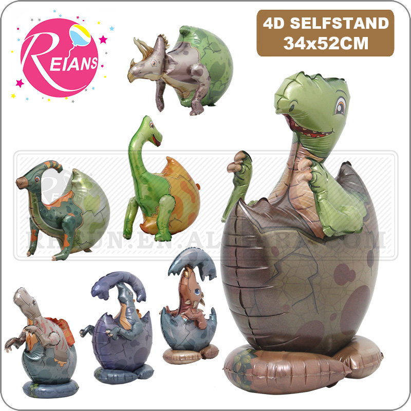 3D Standing Cartoon Dinosaur B - 3D Printing Egg avaliação e preço